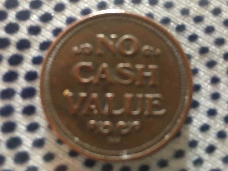 Antique、Vintage、US Old Coin No Cash Value ＄0、￥0硬貨