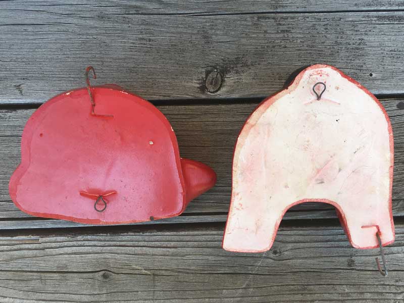 Vintage Pig Wall Deco HI ! BYE !�r���e�[�W �g�̓؂̃E�H�[���f�R�A�Ԃ��؂̃f�R