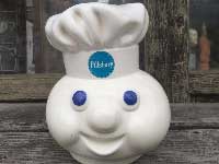 Vintage Used Pillsbury ピルズバリー Doughboy ドゥボーイの陶器製の顔　オブジェ