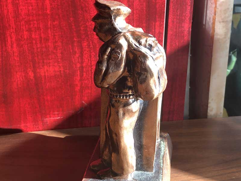 Vintage POSTMAN COIN BANK DELIVERING THE MAIL 、ポストマン コインバンク、貯金箱