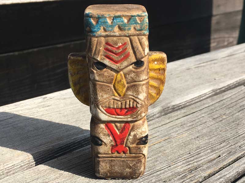 Vintage Used NativeTotempole�A Salt & Pepper �l�C�e�B�u�n �g�[�e���|�[���̃\���g�A���h�y�b�p�[