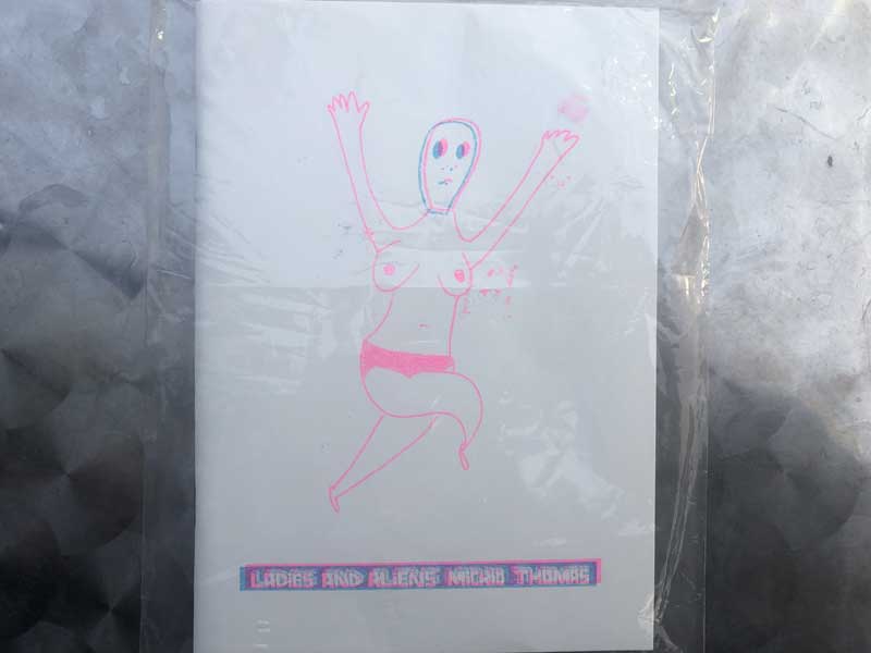 michio thomas/Ladies and Aliens�@�����̐����e�[�}�ɍ�������y54�ȓ�CD & ���\�O���t�v�����g��ZINE