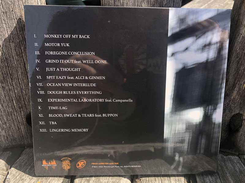 YUKSTA-ILL/4th Album MONKY OFF MY BACK & DJ2SHAN MIXCD付