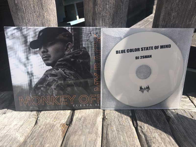YUKSTA-ILL/4th Album MONKY OFF MY BACK & DJ2SHAN MIXCD�t