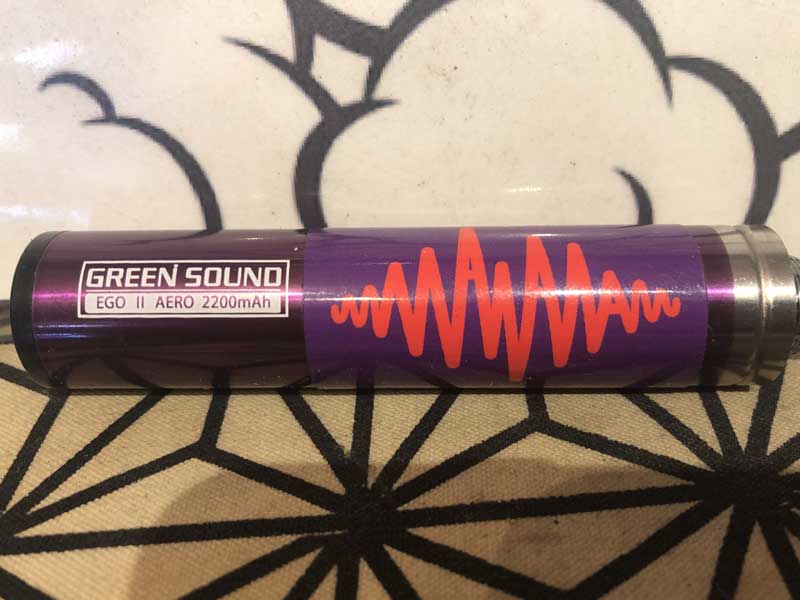 Green Sound EGO II AERO Mod 2200mAh、グリーンサウンドオートパフのCBDペン、CBDカートリッジに