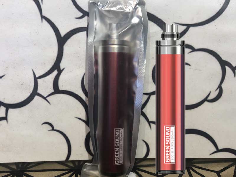 Green Sound EGO II AERO Mod 2200mAh、グリーンサウンドオートパフのCBDペン、CBDカートリッジに