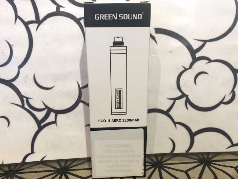 Green Sound EGO II AERO Mod 2200mAh、グリーンサウンドオートパフのCBDペン、CBDカートリッジに