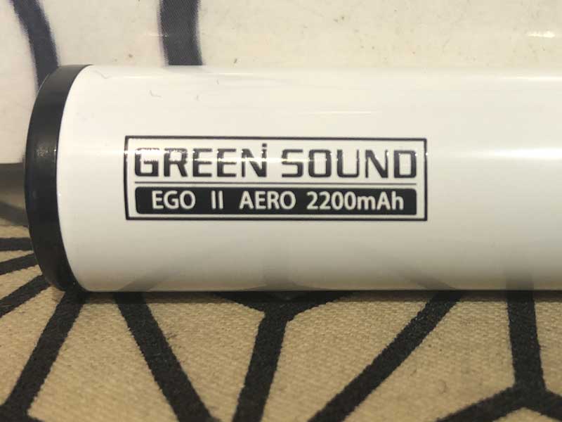 Green Sound EGO II AERO Mod 2200mAh、グリーンサウンドオートパフのCBDペン、CBDカートリッジに
