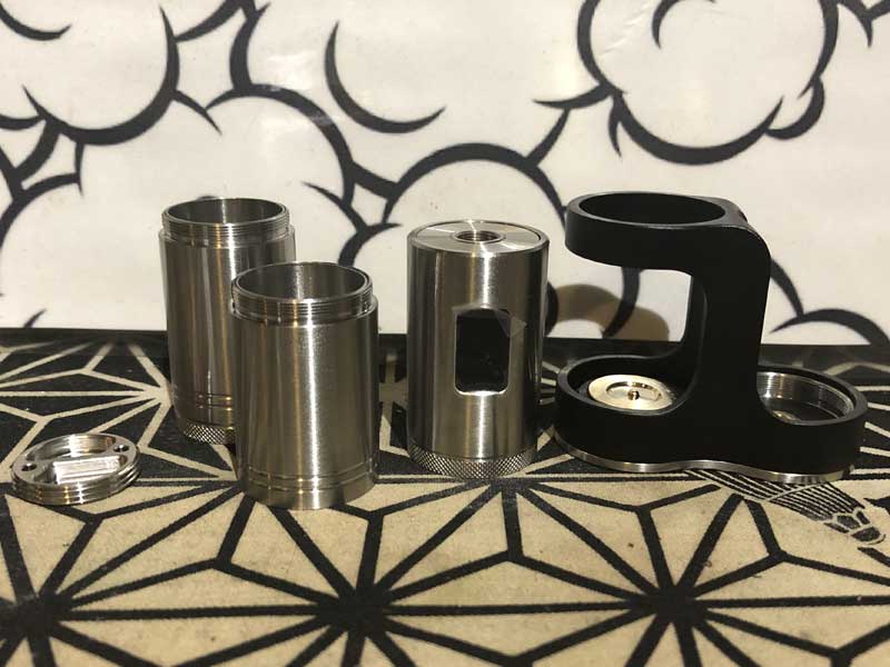 Ambition MODS CONVERTER BOX MOD 18650�A18350 �X�e���X���b�h�A�`���[�u���b�h 4way