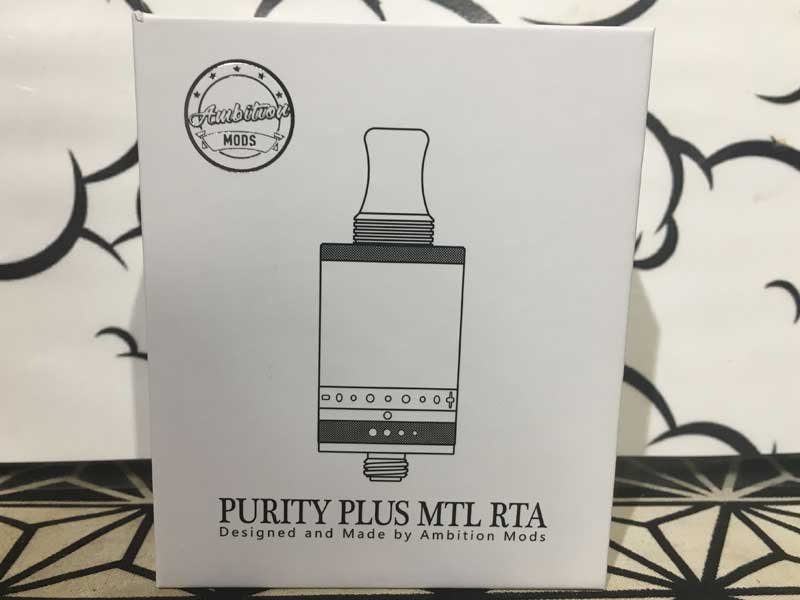 Ambition MODS PURITY PLUS MTL RTA 3.5ml . �A���r�V�������b�Y �v���e�B�v���XRTA & �_�C�����h�^���N