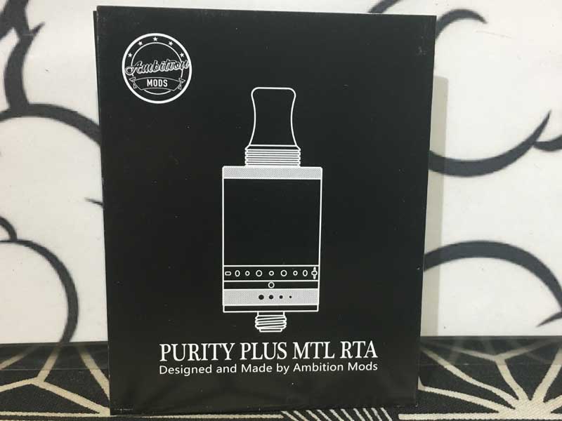 Ambition MODS PURITY PLUS MTL RTA 3.5ml . �A���r�V�������b�Y �v���e�B�v���XRTA & �_�C�����h�^���N