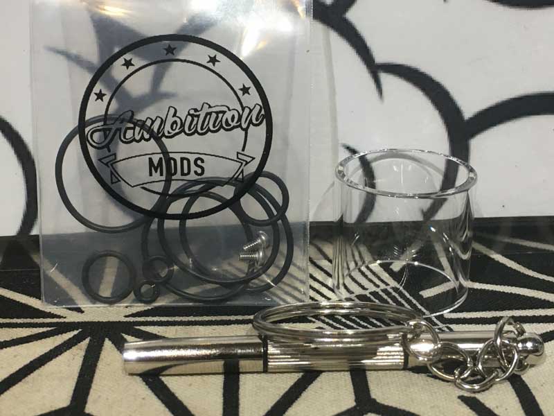 Ambition MODS PURITY PLUS MTL RTA 3.5ml . �A���r�V�������b�Y �v���e�B�v���XRTA & �_�C�����h�^���N