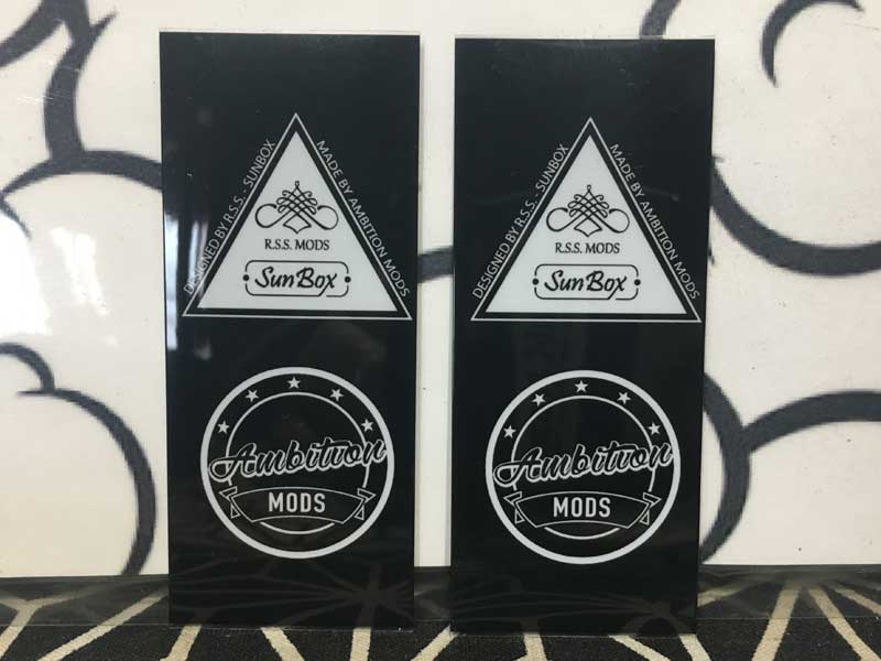 Ambition MODS EASY Side Box Mod 60W DESIGN BY SUNBOX R.S.S. �T���{�b�N�X�@�X�e���X���b�h