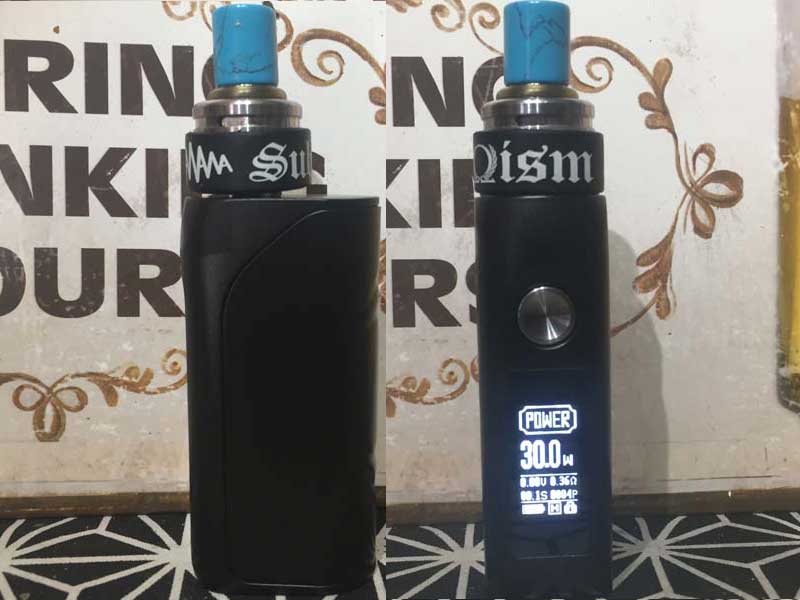 AsModUs Colossal 80W �A�X���_�X�R���b�T�� Box Mod �^�b�`�X�N���[�� 