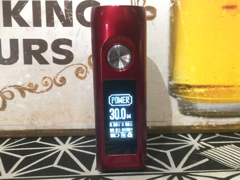 AsModUs Colossal 80W �A�X���_�X�R���b�T�� Box Mod �^�b�`�X�N���[�� 