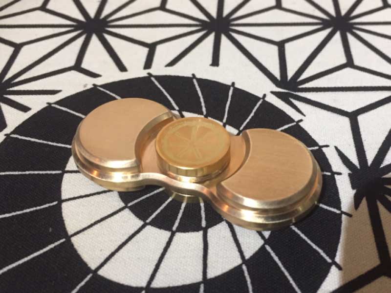 ASMODUS Hand Spinner Fidget Toy �A�X���_�X �n���h�X�s�i�[ �t�B�W�F�b�g�g�C 2���H Brass �^�J�� Type-B