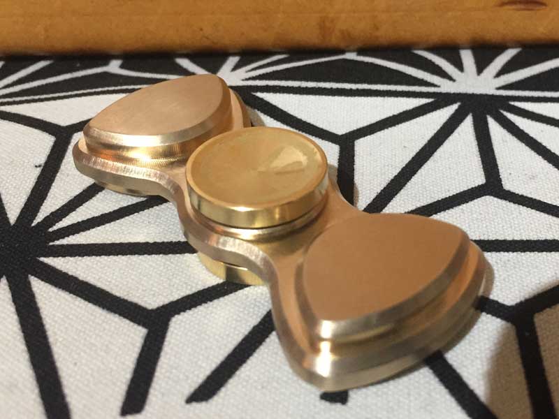 ASMODUS Hand Spinner Fidget Toy �A�X���_�X �n���h�X�s�i�[ �t�B�W�F�b�g�g�C 2���H Brass �^�J�� Type-C