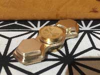 ASMODUS Hand Spinner Fidget Toy �A�X���_�X �n���h�X�s�i�[ �t�B�W�F�b�g�g�C 2���H Brass �^�J��