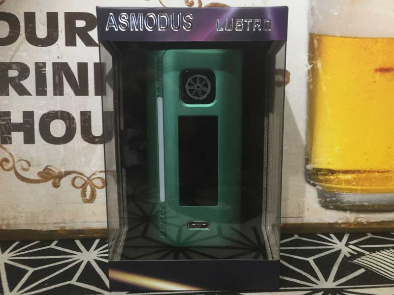 AsModUs Lustro 200W アスモダスタッチスクリーン&赤外線センサーで動くデュアルバッテリーのmod