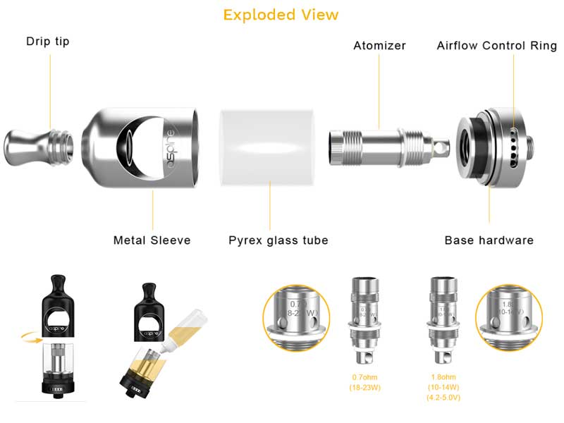 Aspire Zelos 50w Kit with Nautilus2 �[���X�L�b�g�E�B�Y�m�[�`���X2 �X�^�[�^�[�L�b�g