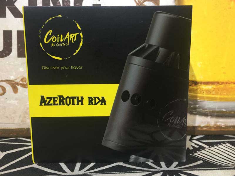 Coil Art AZEROTH RDA、コイルアート アゼロストリプルコイルのドリッパー アトマイザー