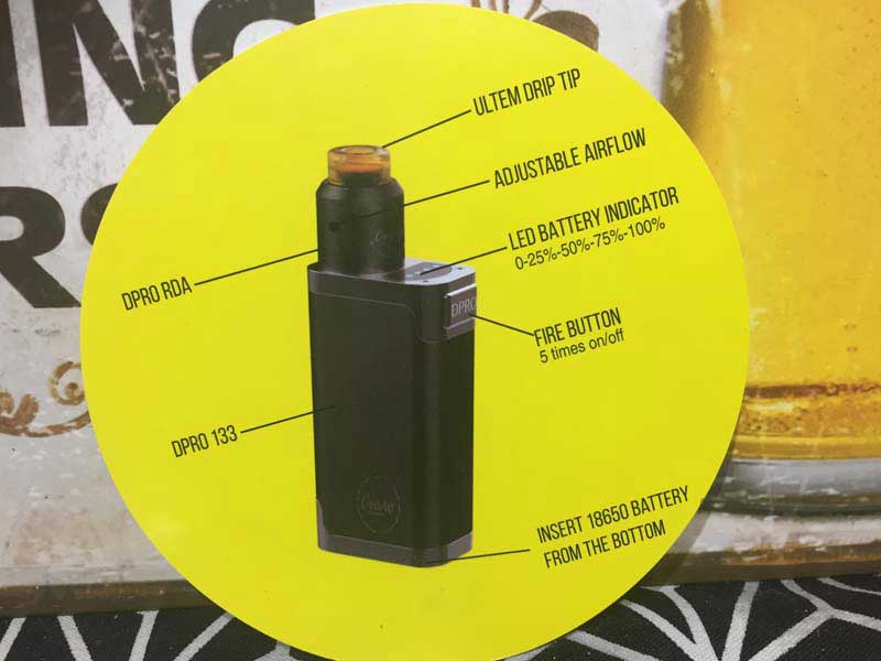 Coil Art DPRO 133 Premium Kit RDA、ドリッパー付きスターターキット