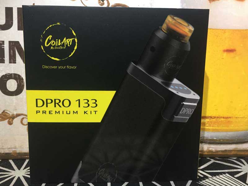 Coil Art DPRO 133 Premium Kit RDA、ドリッパー付きスターターキット