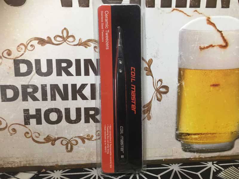 ���r���_�u���p�i / Coilmaster Ceramic Tweezer�A�Z���~�b�N�s���Z�b�g