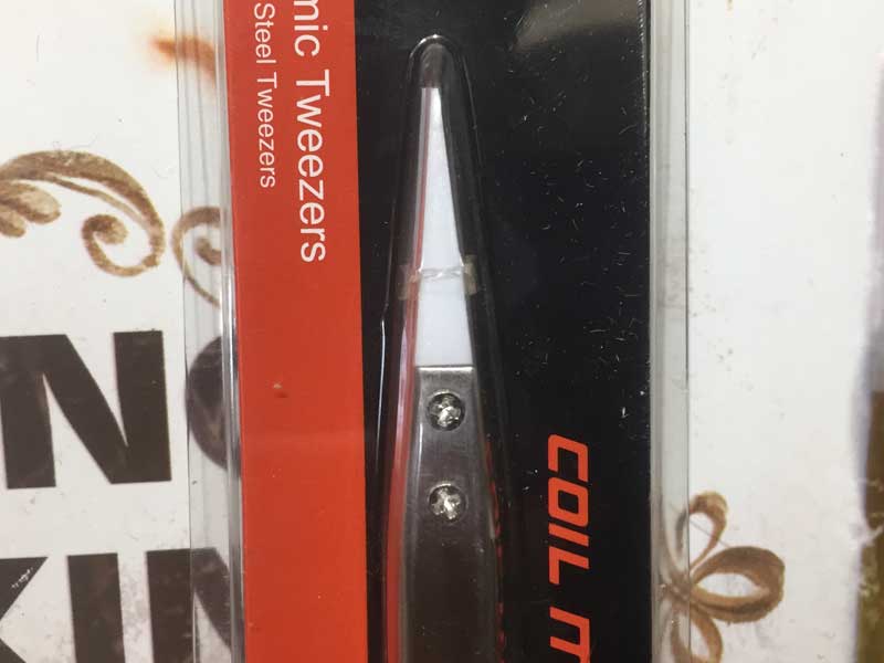 ���r���_�u���p�i / Coilmaster Ceramic Tweezer�A�Z���~�b�N�s���Z�b�g