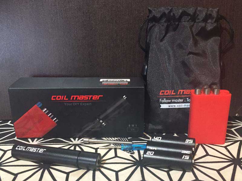 RDA�p�i/Coil Master Coiling Kit V4 �R�C���}�X�^�[�A�R�C���W�O�A�R�C�����O�L�b�g