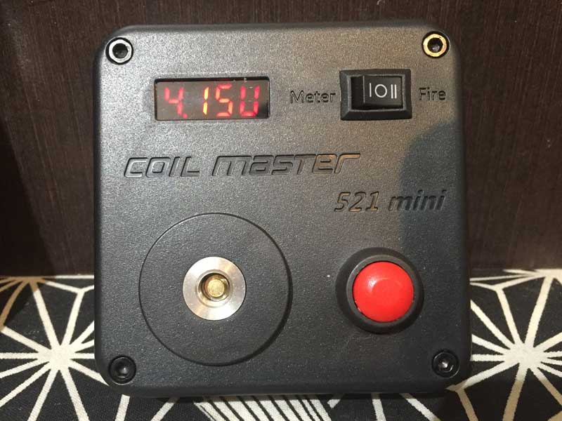 Coil Master 521 Tab Mini/パフボタンが付いている為　吸えちゃう　オームメーター