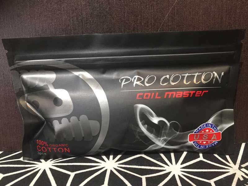 リビルダブル用品 Coil Master Pro Cotton コイル マスター プロ コットン,オーガニックコットン