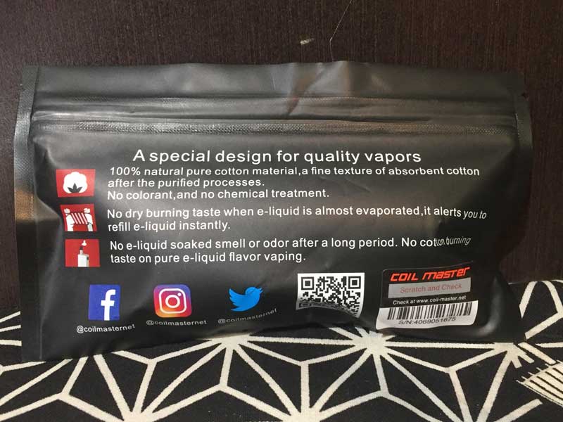 ���r���_�u���p�i Coil Master Pro Cotton �R�C�� �}�X�^�[ �v�� �R�b�g��,�I�[�K�j�b�N�R�b�g��