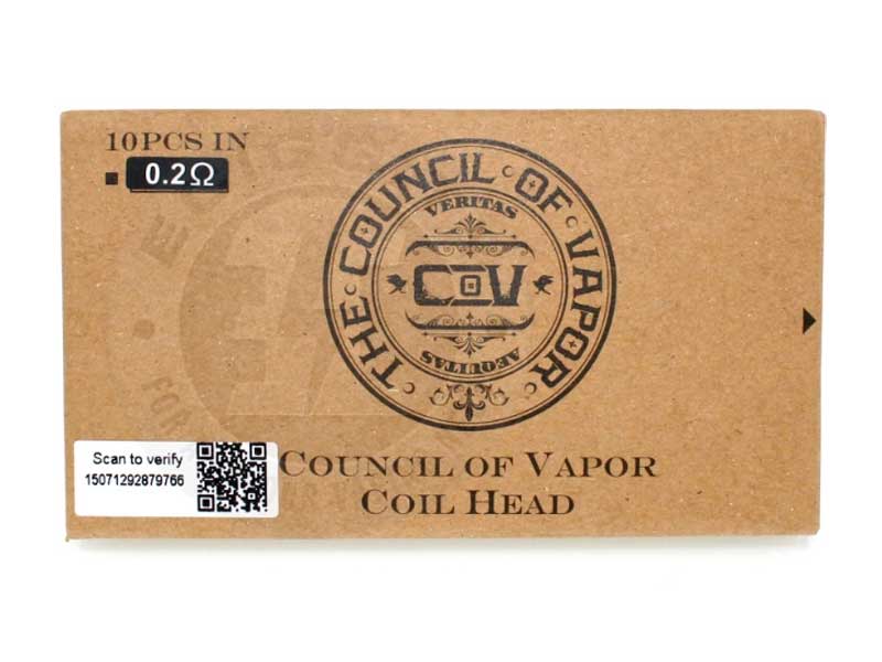 The Council of Vapor Vengeance Coil 10 pcs set ベンジェンス交換用コイルセット0.2Ω、0.5Ω、0.8Ω