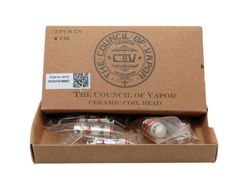 The Council of Vapor Vengeance Coil 10 pcs set ベンジェンス交換用コイルセット0.2Ω、0.5Ω、0.8Ω