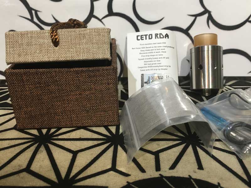 Cthulhu CETO RDA 24mm �N�g�D���t���b�h �Z�g���b�V���R�C�� RDA & SS ���b�V���V�[�g