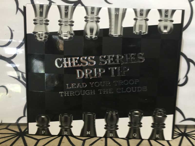 KIZOKU Chess Series 510 Drip Tip 6pcs/510 �K�i pack �M�� �`�F�X�Z�b�g