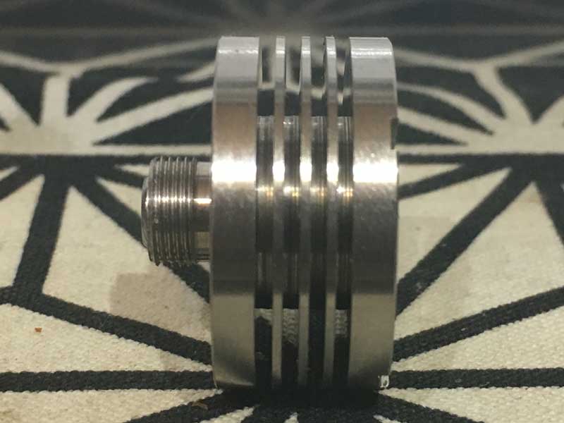 510 Stainless Steel Heat Sink 22mm 510�ڑ��@�A�g�}�C�U�[�p�̃X�e�����X�� �q�[�g�V���N