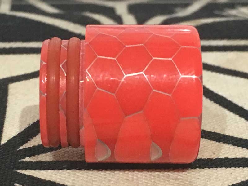 810 Glow in the Dark Snake Drip Tip 810�K�i �ÈłŌ���w�r���̃h���b�v�`�b�v