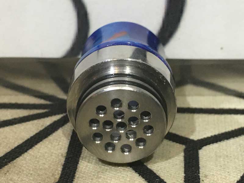 810 Hole Resin & Stainless 810�K�i �X�s�b�g�o�b�N�h�~�� ���W�� & �X�e�����X�̃h���b�v�`�b�v