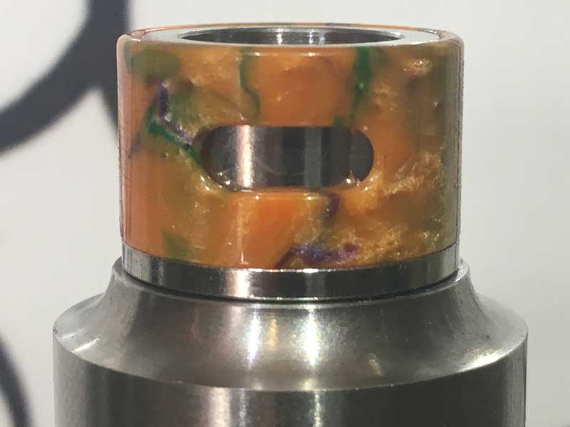 810 Airflow Hole Resin & Stainless 810�K�i �G�A�t���[�̃z�[���t ���W�� & �X�e�����X�̃h���b�v�`�b�v