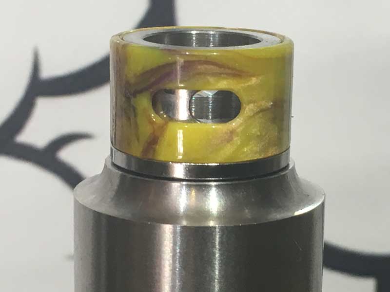 810 Airflow Hole Resin & Stainless 810�K�i �G�A�t���[�̃z�[���t ���W�� & �X�e�����X�̃h���b�v�`�b�v