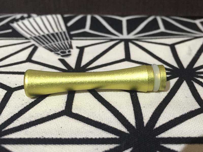 Vape �A�N�Z�T���[/Aluminum Long Drip Tip 510�ڑ� �A���~�� �����O�h���b�v�`�b�v�AYellow