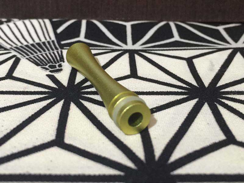 Vape �A�N�Z�T���[/Aluminum Long Drip Tip 510�ڑ� �A���~�� �����O�h���b�v�`�b�v�AYellow