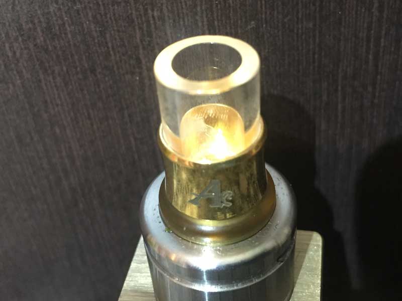 Vape アクセサリー  Aria Temple Pyrex Drip Tip 510接続 アリア 耐熱パイレックスガラス ドリップチップ