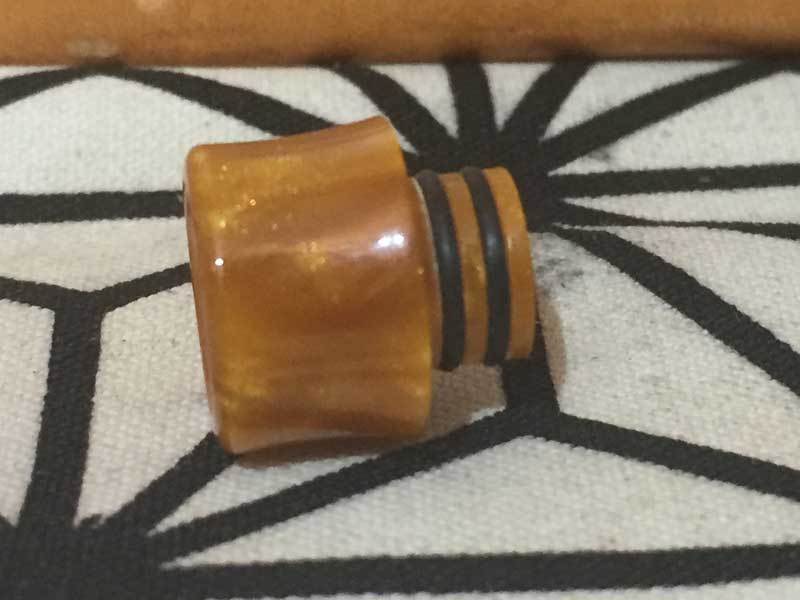 Demon Killer Resin+SS 510 Drip Tip �f�[�����L���[ ���W��+�X�e�����X���̃h���b�v�`�b�v