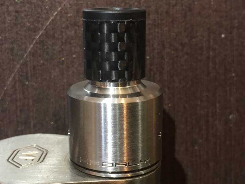 Vape アクセサリー 510規格 Varbon Fiber カーボンファイバー柄のドリップ チップ、Black