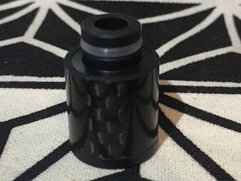 Vape アクセサリー 510規格 Varbon Fiber カーボンファイバー柄のドリップ チップ、Black