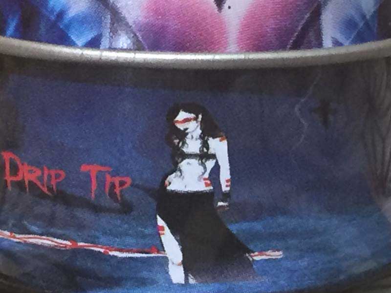 Demon Killer Resin+SS 510 Drip Tip �f�[�����L���[ ���W��+�X�e�����X���̃h���b�v�`�b�v