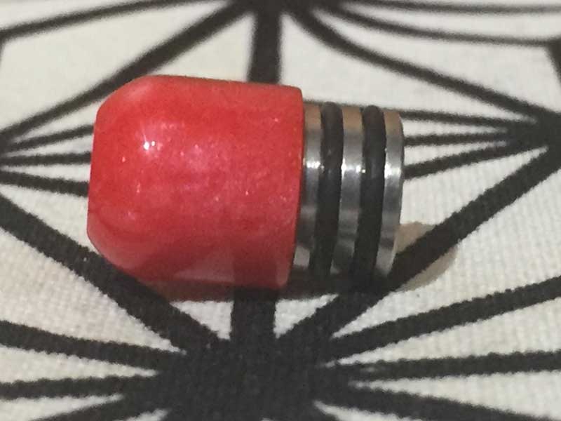 Demon Killer Resin+SS 510 Drip Tip �f�[�����L���[ ���W��+�X�e�����X���̃h���b�v�`�b�v